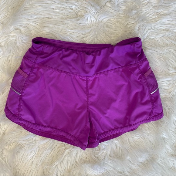 Athleta womens athletic running shorts size S Fuschia ready set go summer - Picture 11 of 16
